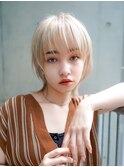 【GEEKS渋谷】ウルフ/ホワイト/レイヤー/ショートカット/春夏