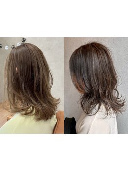 透明感×抜け感のケアブリーチカラー◎[天王台/ハイライト/髪質改善/ショートカット/MEN'Sカット/学割U24]