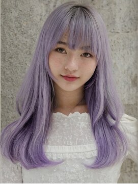 ドロシー(dorothy) ラベンダーアッシュ　色落ちシルバー