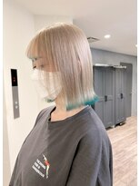 アンドソー 池袋(&so.)&nbsp;ハイトーンカラー/ホワイトブロンド／レイヤーカット/池袋