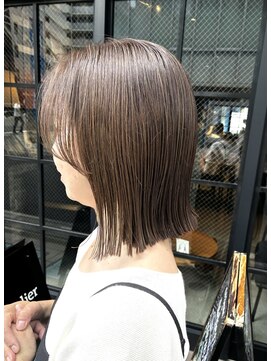 オーガニック アトリエ 大宮(organic+atelier) 髪質改善カラーハイライトグレージュ白髪染め30代40代50代