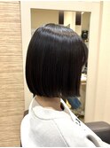 切りっぱなしボブ