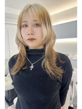 ノラ ウメダ(NORA UMEDA) 【chiaki】contrast design/ハイトーン/デザインカラー