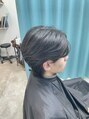 テーラヘアー 南柏店(TELAHAIR)&nbsp;骨格に合わせたカットだけで毛流れが出来るセンターパート