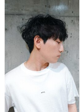 キュー(Cue_) 骨格補正カット＋メンズパーマ＋ダウンパーマ