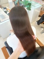 フォルテ 榛原パームス店&nbsp; 大人ガーリーダークアッシュ似合わせカットミディアムレイヤー