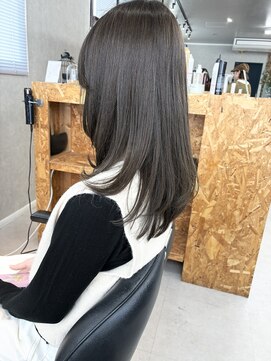 リ ランド(RE:LAND) ブルージュ/グレージュ/顔周りレイヤー/恵庭美容室