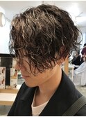町田メンズカットメンズパーマ波巻きスパイラルパーマツイスパ