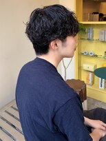 ヒントステーション フォーメンズ(HINTSTATION for Men's) 〈浅草美容室〉ナチュラルマッシュ×ニュアンスパーマ