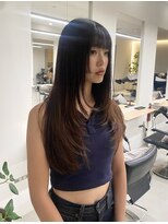 グラフ 日本橋(GRAFF) ロングレイヤー/顔周りレイヤー/ワイドバング/ロング/姫カット