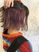 ヘアー リラクゼーション ドロップ 大森店(Hair relaxation drop)&nbsp;【インナーカラー】ピンクバイオレット/ベリーピンク/外ハネボブ