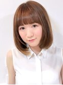 ku-toふんわり小顔可愛いカールハニーヘアボブ！