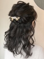 シュリット(schritt) 黒髪 クラシカルハーフアップセット エジリ