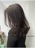 20代30代40代/大人可愛い艶髪ダークベージュレイヤーカット！