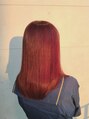 ヘアセラピー サラ(hair therapy Sara) イルミナカラーディープルビーで透き通るような色に