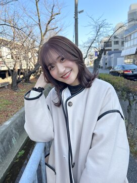 イオエ 岡本(ioe) 髪質改善/チェリーブラウン/モード/ダークアッシュ/イメチェン