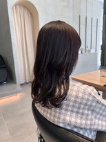 ガリカ 横浜(Gallica) 【後藤嵩広】大人ラベンダーブラウン/艶髪大人フェミニンミディ