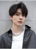 ラフスパイラルナチュラルおしゃれショートアップバング