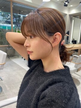 エジョン 三鷹店(Aejon) #バレイヤージュ#グレージュカラー#ボブウルフ#ココアベージュ