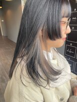 キティン 吉祥寺(kitin)&nbsp;《kitin吉祥寺》インナーカラー　ホワイトベージュ　セミロング