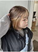 【unir】1ブリーチで作る透明感のあるフェイスフレーミング★