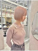 天神大名ダブルカラーケアブリーチハイトーンピンクベージュ