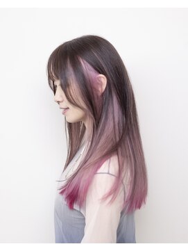 ルプラ ガーデン(le-pla garden) インナーカラー#ミディアムレイヤー#ケアブリーチ#ダブルカラー