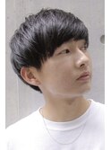 ナチュラルストレート 韓国マッシュ マッシュ 縮毛矯正