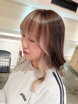 テラス 銀座(terrace)&nbsp;ベージュ/インナーカラー/デザインカラー/ダブルカラー/銀座