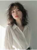 【外ハネ＆ゆるソバージュ】ゆるい波巻きウェーブ