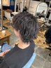 【mana指名限定】メンズカット＋特殊パーマ＋Tr＋ハーフヘッドスパ