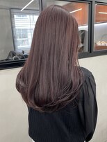 ニコ トウキョウ 渋谷(nico TOKYO)&nbsp;ワインレッド/レイヤーカット/ケアブリーチ/透明感カラー/赤髪