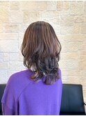 大人の魅力が引き立つウルフレイヤー×冬のバレイヤージュ#1