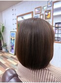 オーガニックカラーと羽毛由来のケラチントリートメント