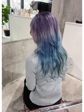 ラヴィキョート(Lavy kyoto) バレイヤージュボブウルフカット前髪レイヤー小顔ワンレン