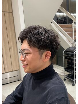 アース 三軒茶屋店(HAIR&MAKE EARTH) 三軒茶屋_メンズ_ショート_パーマ_ナチュラル_メンズパーマ