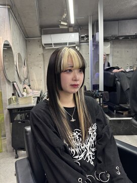 インク 渋谷(INK.) ロングリタッチからデザインカラー