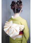 【Dots.】成人式//卒業式//ヘアセット・着付け
