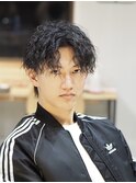 縦落ちツイストスパイラル　ツイスパ　センターパート　ウルフ