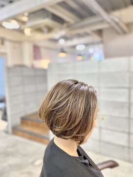 ルーファス 恵比寿 渋谷(Ruufus) 大人のシフォンレイヤーボブ 2505