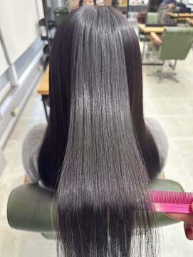 ヘアーアンドビューティーザ エフ(Hair Beauty the F) ＊髪質改善カラー_ダークラベンダー_m195