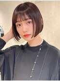 ハッシュカット/大人ショートヘア/ボブ/20代30代/新宿