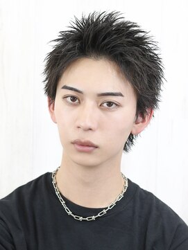 ベーア(Bar) 短髪黒髪スパイキーショートワイルド
