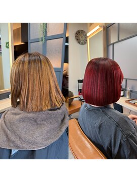 ナチュラル 古川店(Natural) 古川 大崎市 縮毛矯正 髪質改善 トリートメント 艶髪カラー