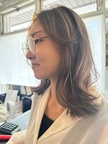 ティティーサッポロ(tity sapporo) レイヤーボブ×ハイライトグレージュ