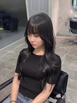 ジーニー 千葉(GENiE) 韓国ヘア/ミディアムヘア/暗めカラー/グランマッシュ