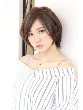 アパートメント オブ ソロン 市川(The Apartment of Solon) ハイライトカラーのハンサムショートボブ♪