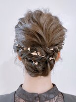 アナザヘアー なんば 高島屋前店(ANAZA hair)&nbsp;編み込みフルアップ　　[難波/難波駅/なんば]