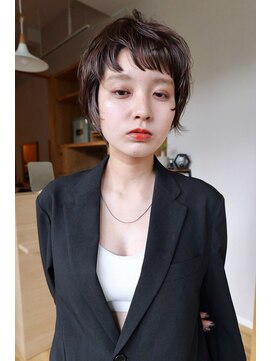 クラン バイ ヘッドライト 青葉台店(clan by HEADLIGHT) ショートヘア/くせ毛活かしショート/透明感カラー