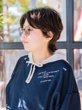 ヘアークラフト(Hair Craft) ショートウルフカット×ショートパーマ【岡山】ウルフパーマ